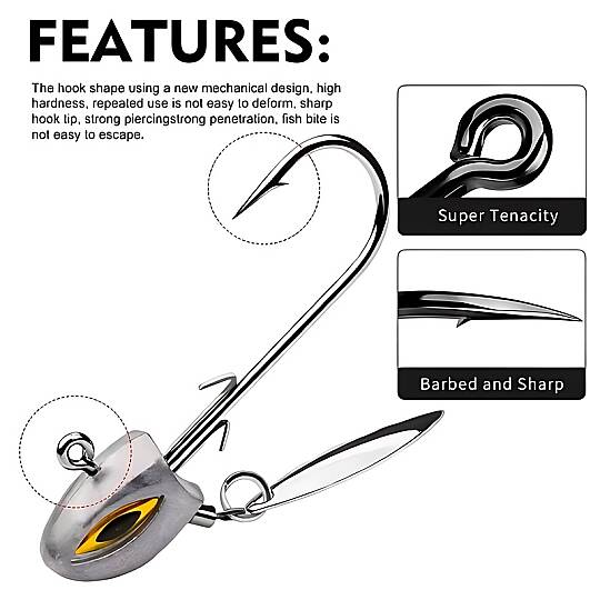 HOKKAIDO STRIKE 3 Adet,Model:Jig081,Jig Head - 2